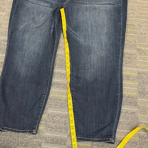 NWT Judy Blue Womens Boyfriend Fit Jeans Size 24W High Rise Dark Wash Button Fly - Picture 11 of 11